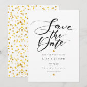 Cartes de sauvegarde de script noir et blanc à cœu (Devant / Derrière)