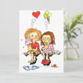 Cartes de sauvegarde drôles faites pour vous (Debout devant)