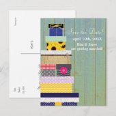 Cartes de Save the Date de campagne de cadeaux emp (Devant / Derrière)