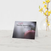 Cartes de semaine d'appréciation de professeur (Fleur jaune)