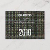 Cartes de seniors de la promotion 2010 (Dos)