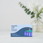 Cartes de service de piscine (Debout devant)