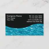Cartes de service de piscine (Devant)