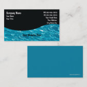Cartes de service de piscine (Devant / Derrière)