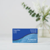 Cartes de service de piscine Moderne Simple Carte  (Debout devant)