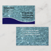 Cartes de service de pool (Devant / Derrière)