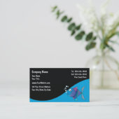 Cartes de services d'aquarium marin (Debout devant)