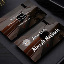 Cartes de services professionnels en mécanique des