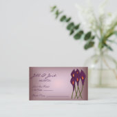 Cartes De Siège Calla Lilies (Violet) (Debout devant)