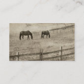 Cartes de siège de ferme Rustique Horse (Dos)