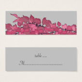 Cartes de siège de réception ou Cartes de Mariage (Devant & derrière)