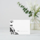 Cartes de siège de table (Debout devant)