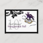 Cartes de siège de table masquées (Dos)