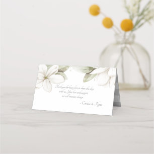 Cartes de siège Magnolias Aquarelle