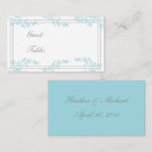 Cartes de siège Mariage Spring Bloom (Devant / Derrière)