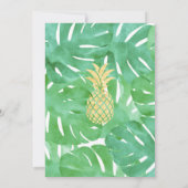Cartes de Siège Or Tropical Pineapple - Verticales (Dos)
