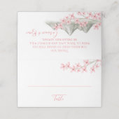 Cartes de siège rose Spring Mountain (Extérieur déplié)