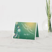 Cartes de siège vert émeraude (Devant)