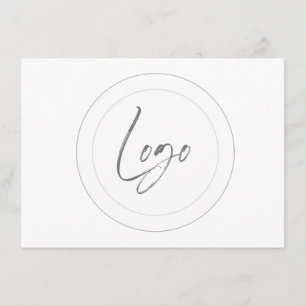 Cartes de signalisation de logo modifiables