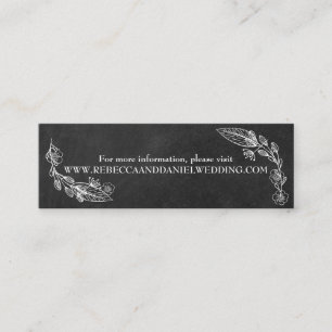 Cartes de site de mariage floral dessinées à la ma