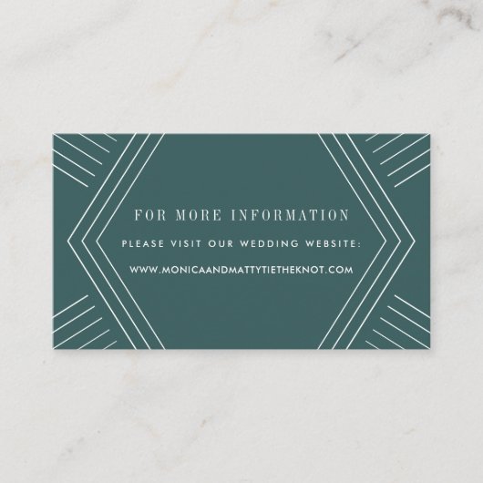 Cartes de site Web Mariage Empire | Jasper (Devant)