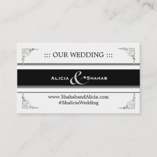 Cartes de site web Mariage personnalisées