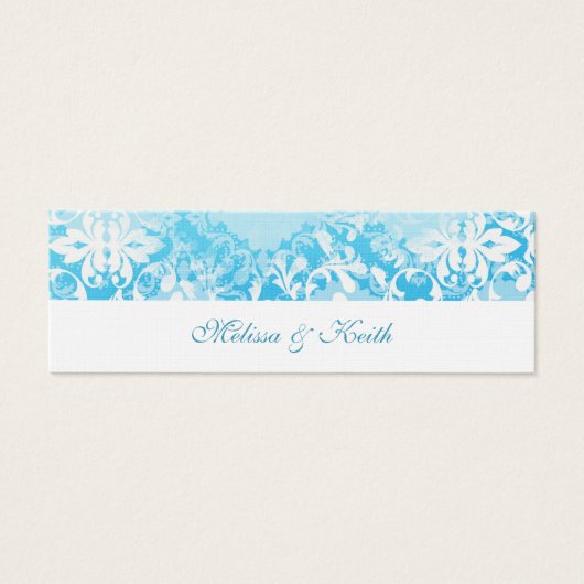 Cartes de site web mariage (Turquoise) (Devant)