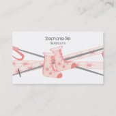 Cartes de ski blond (Dos)