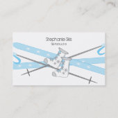 Cartes de ski-Brunette (Dos)