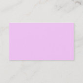 Cartes de société Pink Zebra (Dos)