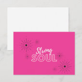Cartes de soins - Âme forte (Devant / Derrière)