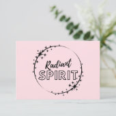 Cartes de soins - Esprit radiant - Encouragement (Debout devant)