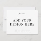 Cartes de soins Impression de 5,5 x 4,25 po Petite (Dos)