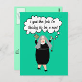 Cartes De Soins "J'Ai Le Travail !" (Gail Gabel) (Devant / Derrière)