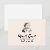 Cartes De Soins - Marie Curie Vous Accueille. (Devant / Derrière)