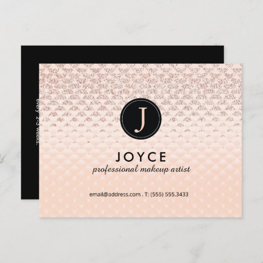 Cartes de soins postcure Eyelash (Devant / Derrière)