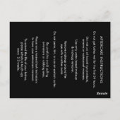 Cartes de soins postcure Eyelash (Dos)