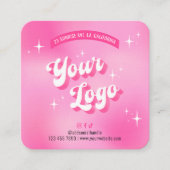 Cartes de soins pour les Brows Super à la mode ros (Devant)