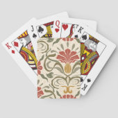 Cartes de soirée de jeu rétro-vintage (dos)