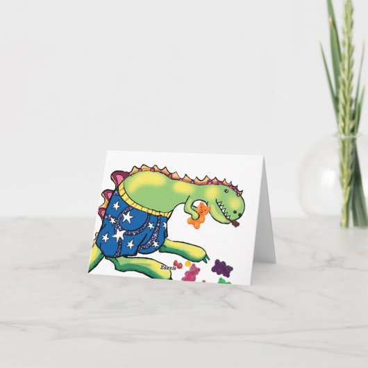 Cartes de soirée pyjama (Dos)