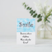 cartes de sourire-affaires (Debout devant)