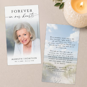 Cartes de souvenir de plage Forever in Our Hearts