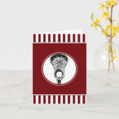 Cartes de sport Lacrosse (Fleur jaune)