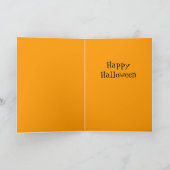 Cartes de squelette d'Halloween (Intérieur)