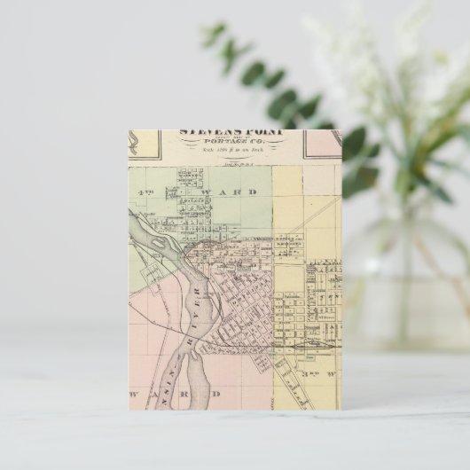 Cartes de Stevens Point, Elroy et Wonewoc (Debout devant)