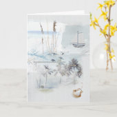 Cartes de Sympathie Collage des Shorts Paisible (Fleur jaune)