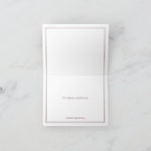 Cartes de Sympathie d'arbre simple (Intérieur)