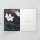 Cartes de Sympathie Florale du Fleur sauvage fores (Intérieur)