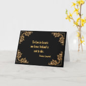 Cartes de sympathie florales fleuries de motif de (Fleur jaune)
