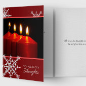 Cartes de Sympathie Noël | Bougies